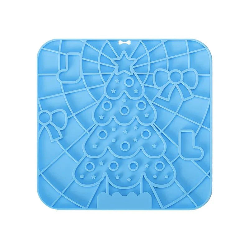 Pet Lick Mat – Silicone Slow Feeder Plate with Suction Cups