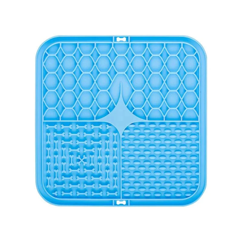 Pet Lick Mat – Silicone Slow Feeder Plate with Suction Cups