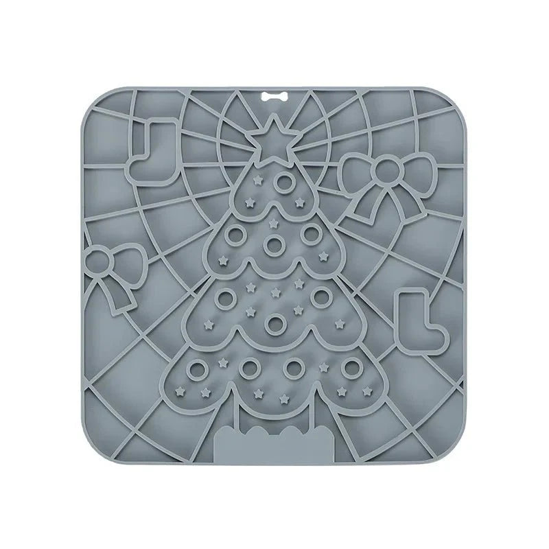 Pet Lick Mat – Silicone Slow Feeder Plate with Suction Cups