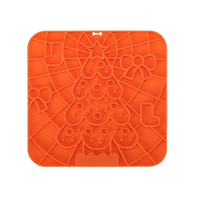 Pet Lick Mat – Silicone Slow Feeder Plate with Suction Cups