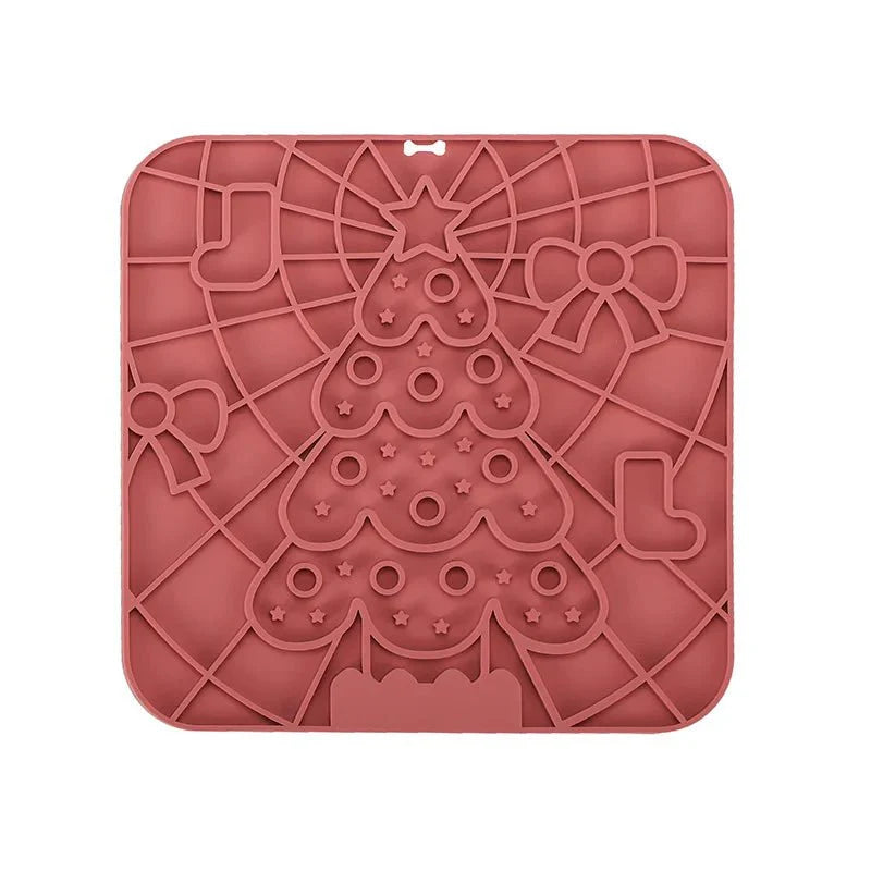 Pet Lick Mat – Silicone Slow Feeder Plate with Suction Cups