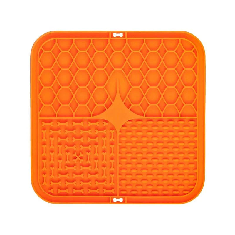 Pet Lick Mat – Silicone Slow Feeder Plate with Suction Cups